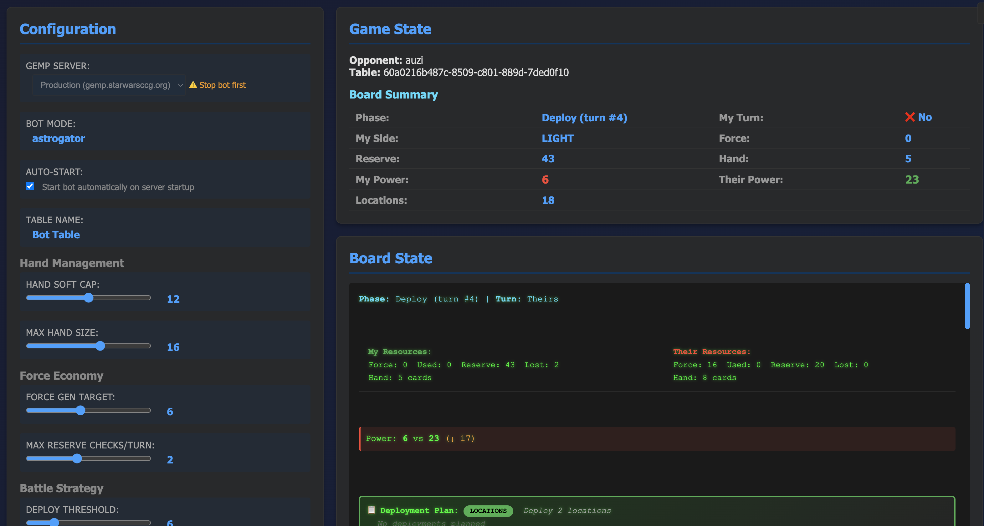 Rando Cal Admin Interface